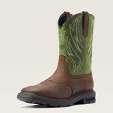 Sierra Shock Shield Work Boot Men - DARK BROWN