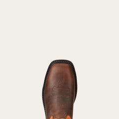 Groundbreaker Wide Square Toe Steel Toe Work Boot Men - BROWN EMBER