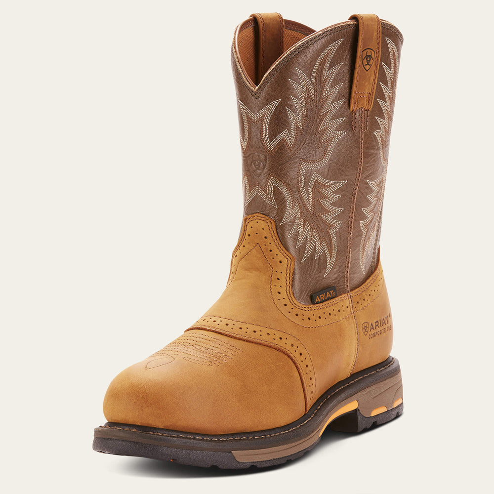 WorkHog Pull-on Composite Toe Men - AGED BARK