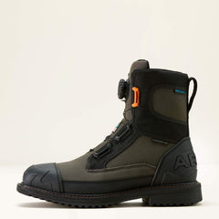 RigTEK Wildcat BOA 8" CSA Waterproof Wide Square Toe Composite Toe Work Boot Men - FORGED IRON