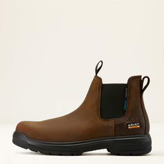 Turbo Chelsea CSA Waterproof Carbon Toe Work Boot Men - RICH BROWN