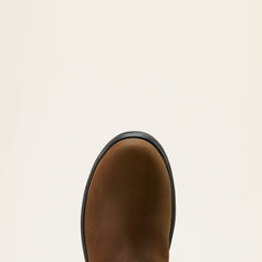 Turbo Chelsea CSA Waterproof Carbon Toe Work Boot Men - RICH BROWN