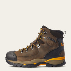 Endeavor 6" Waterproof Carbon Toe Work Boot Men - CHOCOLATE BROWN