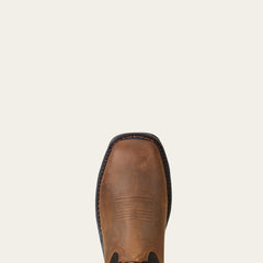 WorkHog Wide Square Toe 400g Waterproof Composite Toe Work Boot Men - RYE BROWN
