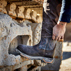 Big Rig Composite Toe Work Boot Men - IRON COFFEE