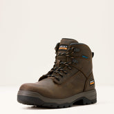 Turbo Duratread 6" Waterproof Work Boot Men - DARK BROWN