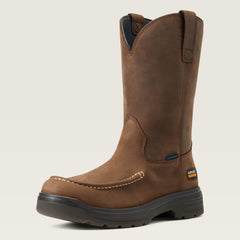 Turbo Moc Toe Waterproof Work Boot Men - MOCHA