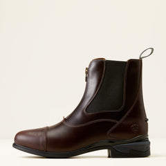 Devon Zip Paddock Boot Men - WAXED CHOCOLATE