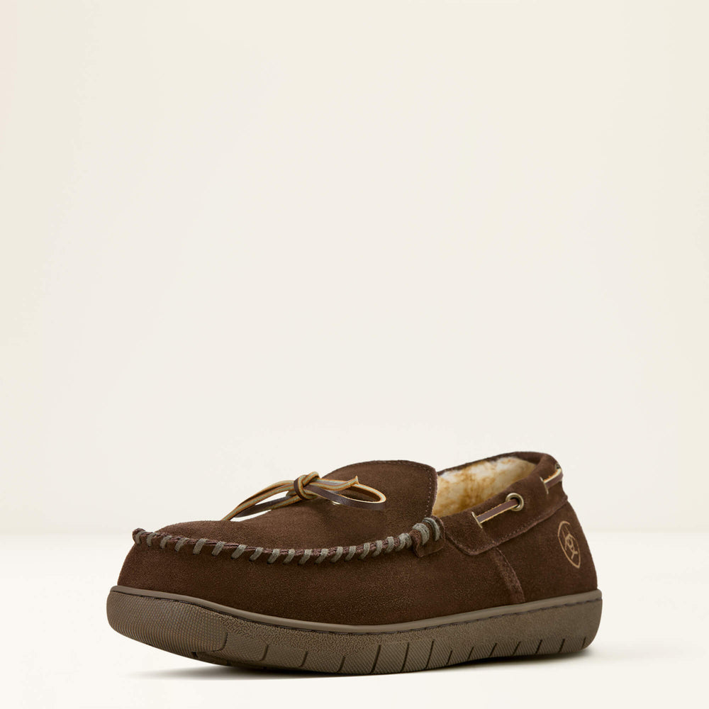 Moccasin Slipper Men - BROWN