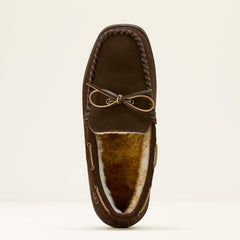 Moccasin Slipper Men - BROWN