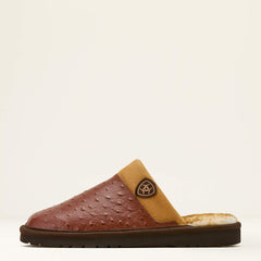 Silversmith Square Toe Exotic Slipper Men - BURGUNDY/CORDOVAN