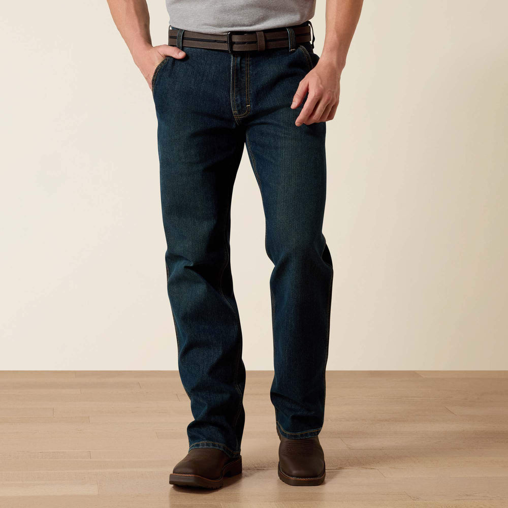 Rebar M4 Low Rise DuraStretch Workhorse Boot Cut Jean Men - PHANTOM