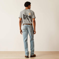 Rebar M4 Relaxed DuraStretch Basic Stackable Straight Leg Jean Men - SHORELINE