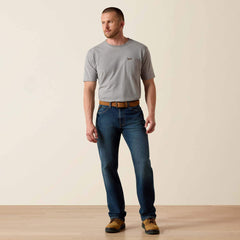 Rebar M3 Loose DuraStretch Basic Stackable Straight Leg Jean Men - SIERRA