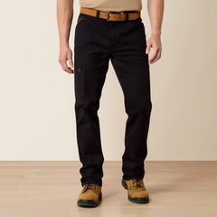 Rebar M4 Low Rise DuraStretch Made Tough Stackable Straight Leg Pant Men - BLACK
