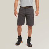 Rebar DuraStretch Made Tough Cargo 11" Short Men - REBAR GREY