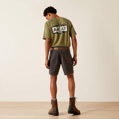 Rebar DuraStretch Made Tough 8" Short Men - REBAR GREY