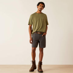Rebar DuraStretch Made Tough 8" Short Men - REBAR GREY