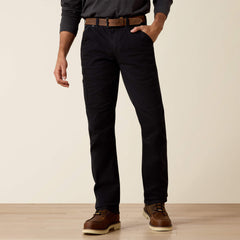 Rebar M5 Straight DuraStretch Washed Twill Dungaree Straight Leg Pant Men - BLACK