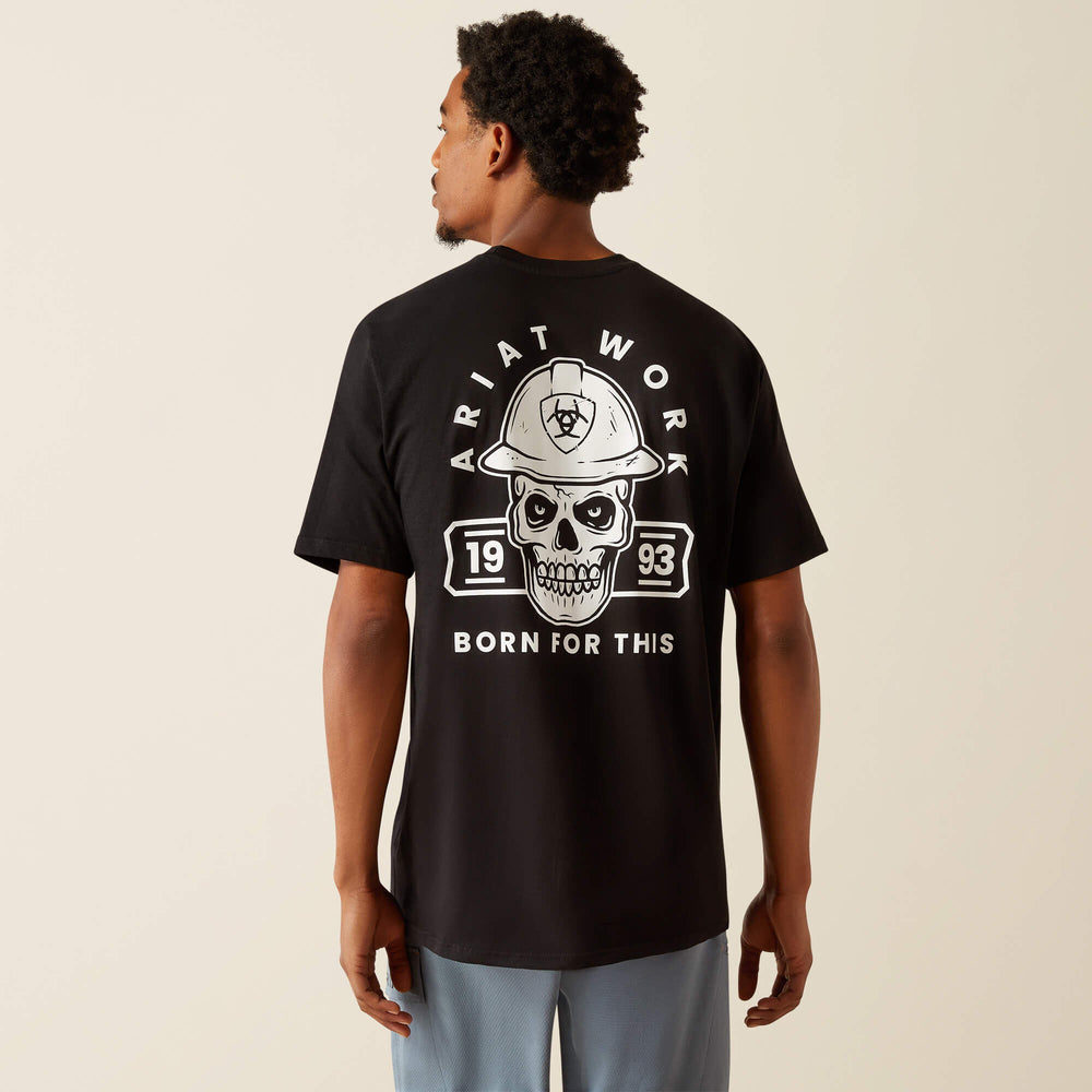 Rebar Cotton Strong Hardhead T-Shirt Men - BLACK