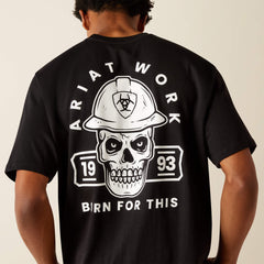 Rebar Cotton Strong Hardhead T-Shirt Men - BLACK