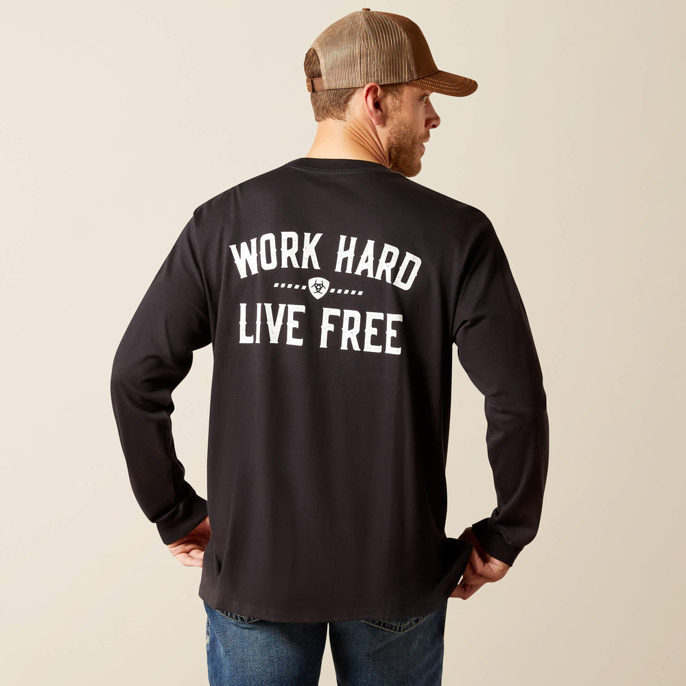 Rebar Cotton Strong WHLF T-Shirt Men - BLACK