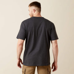 Rebar Cotton Strong Standard Pocket T-Shirt Men - CHARCOAL HEATHER