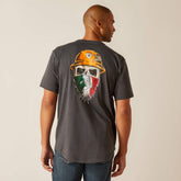 Rebar Workman Born For This T-Shirt Men - CHARCOAL/MEXICO