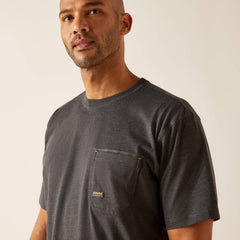 Rebar Workman Born For This T-Shirt Men - CHARCOAL/MEXICO
