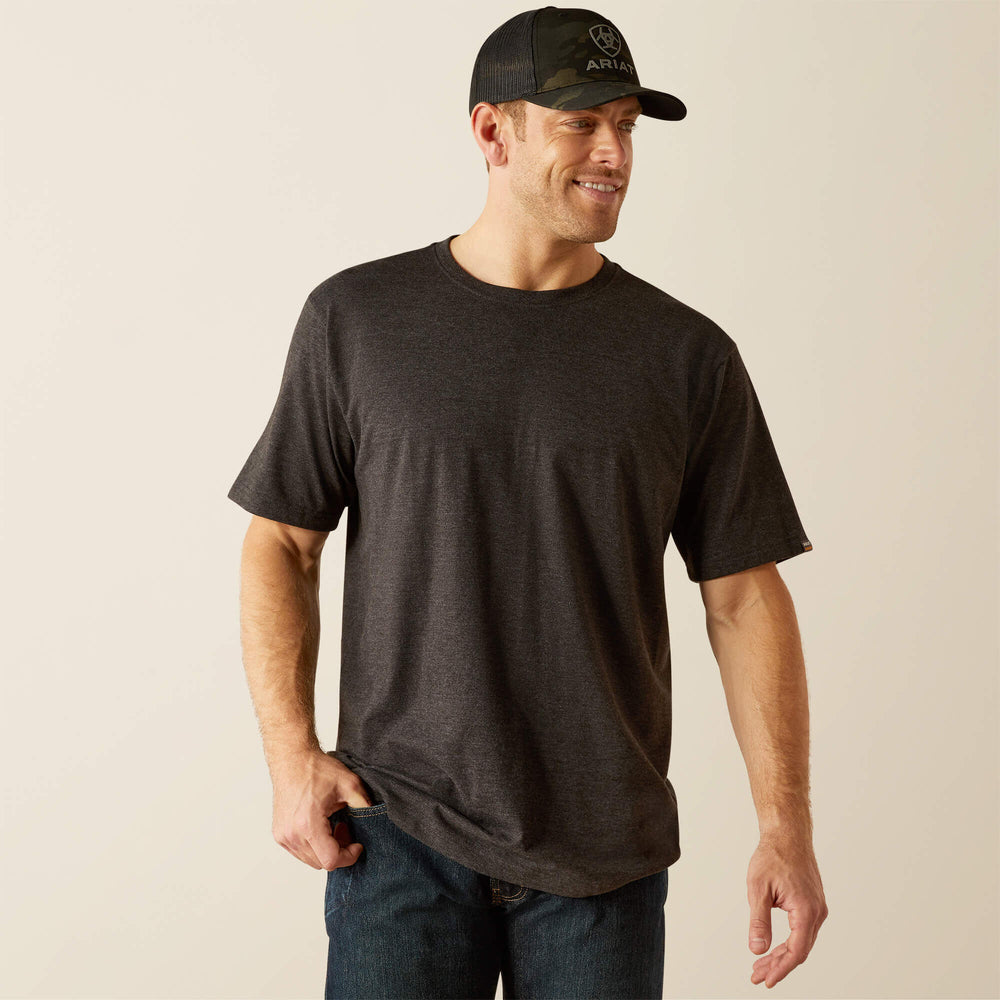 Rebar Cotton Strong Standard T-Shirt Men - CHARCOAL HEATHER