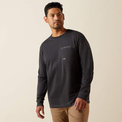 Rebar Workman Born For This T-Shirt Men - CHARCOAL HEATHER/MEXICO
