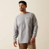 Rebar Cotton Strong Standard Pocket T-Shirt Men - HEATHER GREY