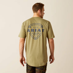Rebar Workman 360 Shield Pocket T-Shirt Men - OIL GREEN