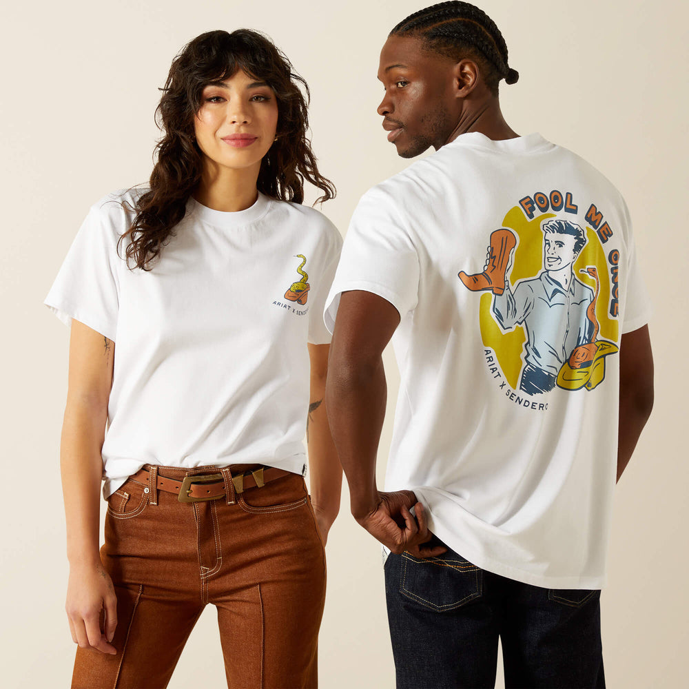 Sendero Fool Me Once T-Shirt Men - WHITE