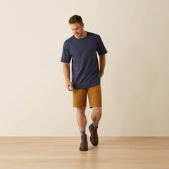 Rebar Cotton Strong Standard T-Shirt Men - NAVY HEATHER