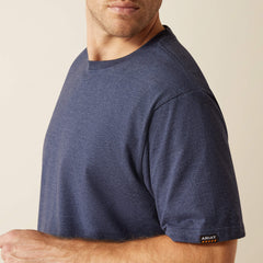 Rebar Cotton Strong Standard T-Shirt Men - NAVY HEATHER