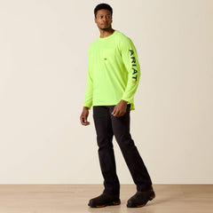 Rebar Heat Fighter T-Shirt Men - NEON LIME