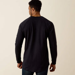 Rebar Cotton Strong Graphic T-Shirt Men - BLACK