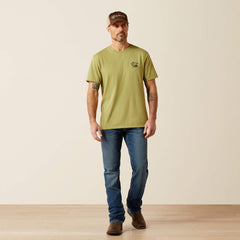 Ariat Rattler Warning T-Shirt Men - TENT GREEN