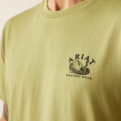Ariat Rattler Warning T-Shirt Men - TENT GREEN