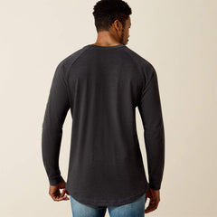 Rebar Cotton Strong Graphic T-Shirt Men - CHARCOAL HEATHER/LIME