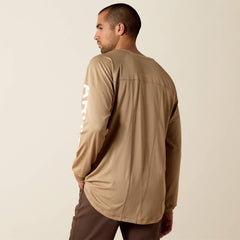 Rebar Heat Fighter T-Shirt Men - KHAKI