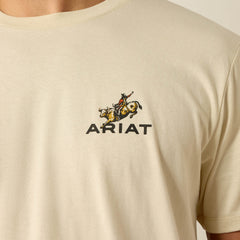 Ariat Ride Em Cowboy Classic Fit T-Shirt Men - NATURAL