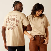 Sendero West Is Best T-Shirt Men - IRISH CREAM