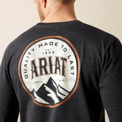 Ariat Circle A T-Shirt Men - CHARCOAL HEATHER