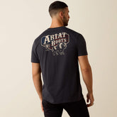 Ariat American Bison Classic Fit T-Shirt Men - CHARCOAL HEATHER