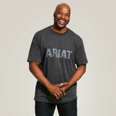 Rebar Cotton Strong Block Men - CHARCOAL HEATHER