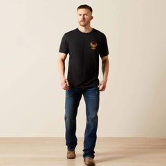 Ariat Rustic Eagle T-Shirt Men - BLACK