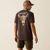 Ariat Southwest Longest Horn Classic Fit T-Shirt Men - VINTAGE BLACK
