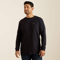 Rebar Cotton Strong Bare Knuckle T-Shirt Men - BLACK